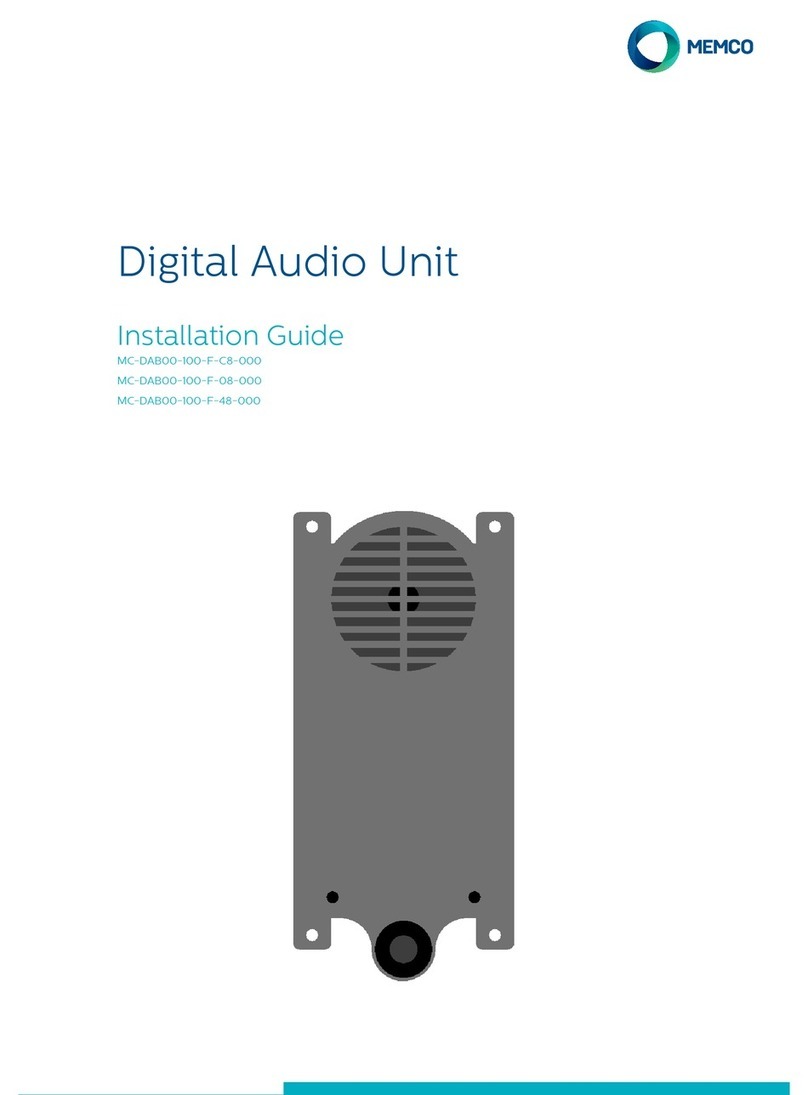 Memco MC-DAB00-100-F-C8-000 installation guide