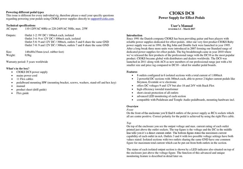 CIOKS DC8 User manual