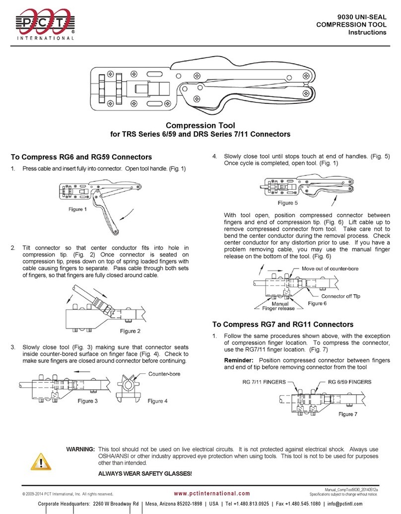PCT 9030 UNI-SEAL User manual