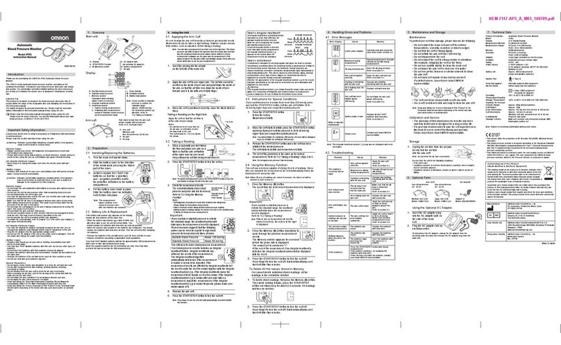 Omron JPN2 User manual