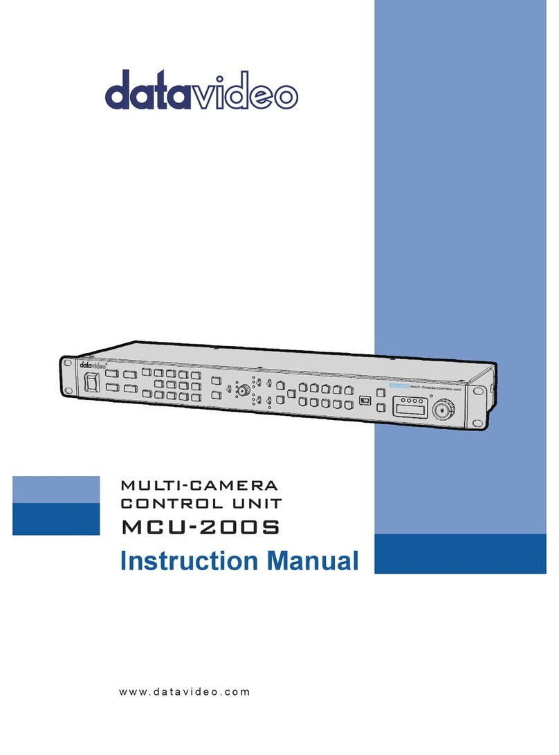Data Video MCU-200S instruction manual