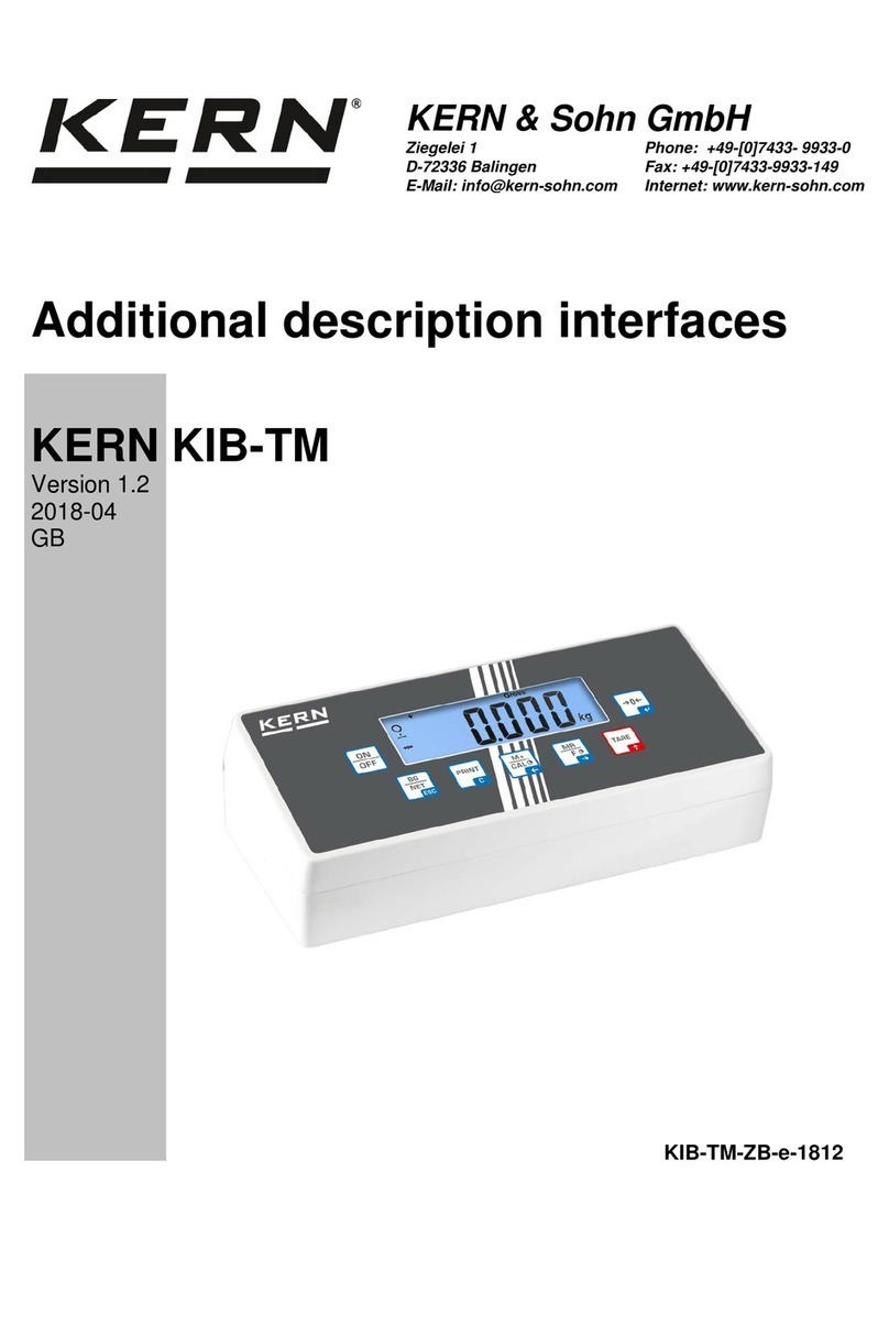 KERN KIB-TM manual