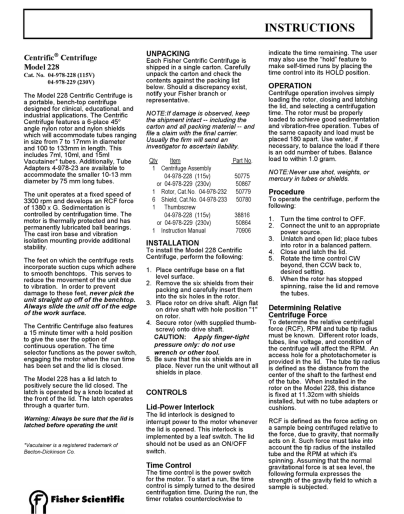 Fisher Scientific 04-978-229 User manual