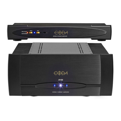Coda S150 User manual