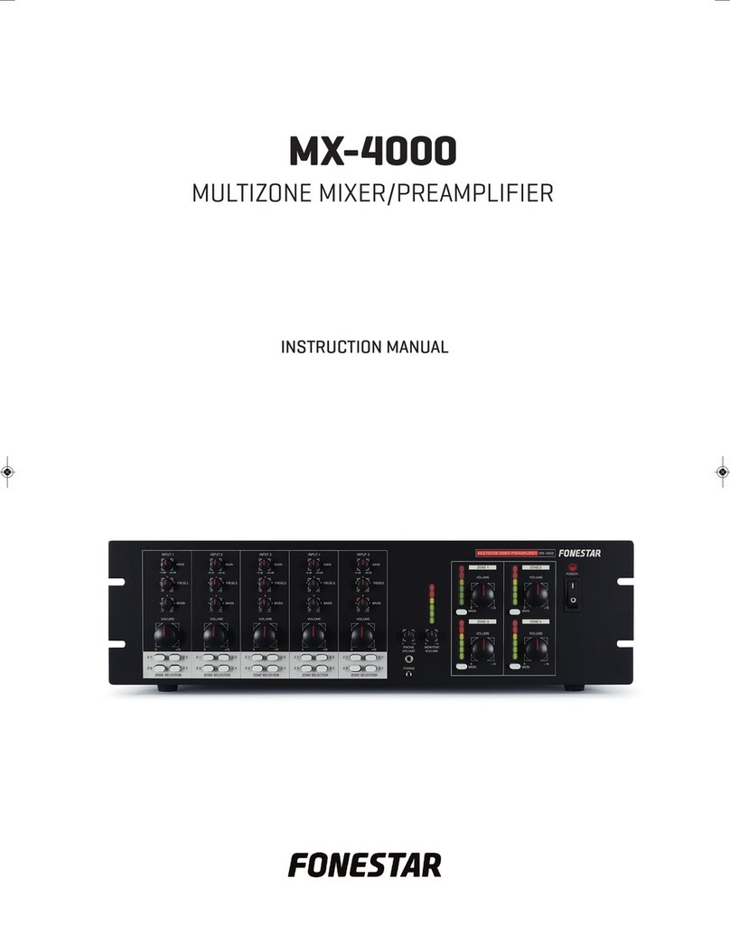 FONESTAR MX-4000 instruction manual