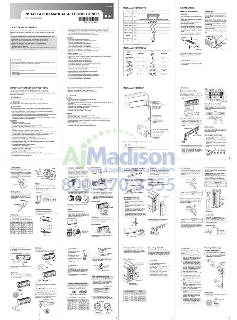 LG LA090HYV User manual