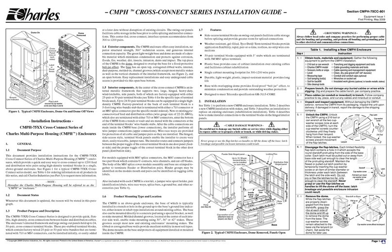 Charles CMPH-75 SERIES User manual