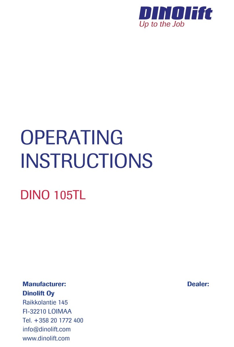 Dino lift DINO 105TL operating instructions