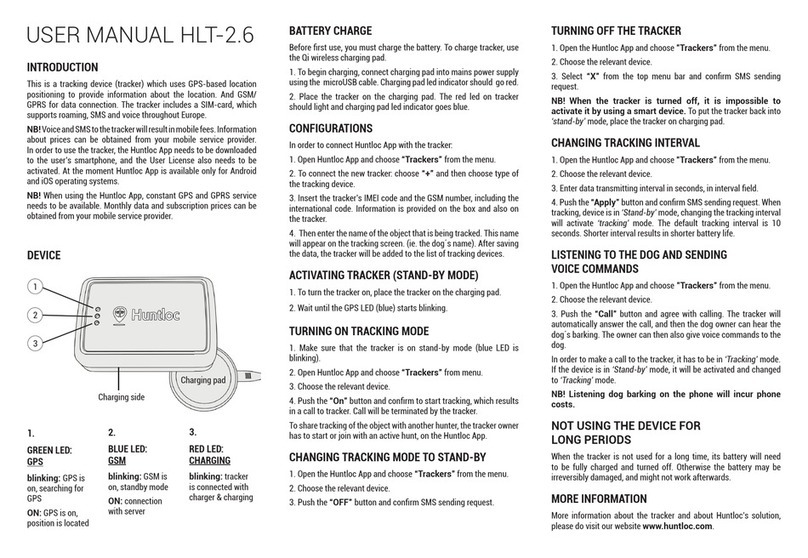 Huntloc HLT-2.6 user manual