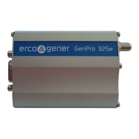 Erco&Gener GenPro 325e User manual
