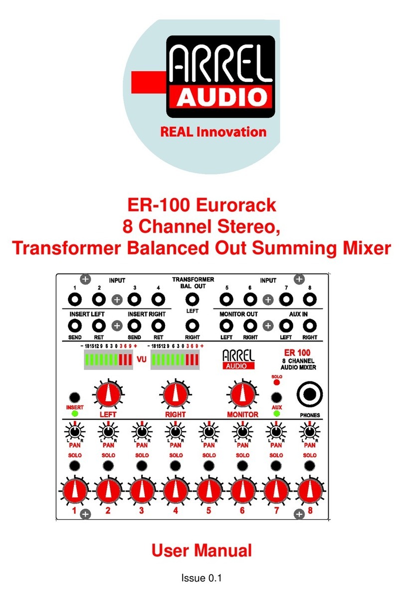 Arrel Audio ER-100 user manual