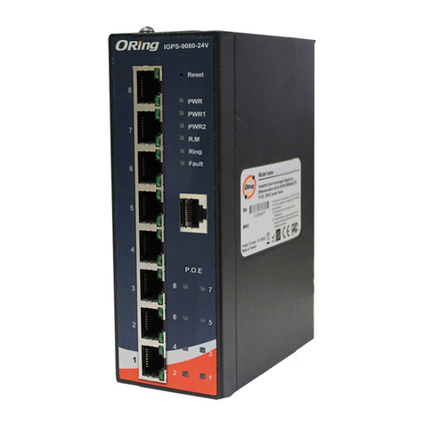 ORiNG IGS-9080 Quick installation guide