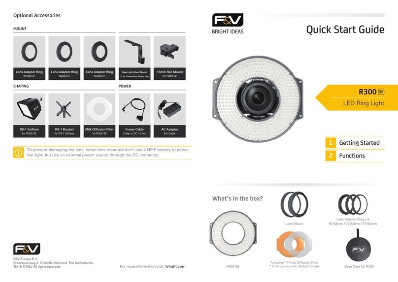 F&V R300 Lumic quick start guide