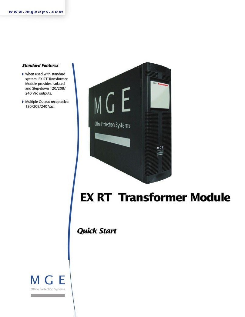 MGE UPS Systems EX 11RT User manual