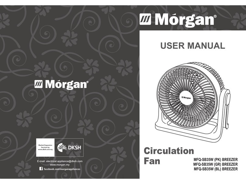 Morgan MFQ-SB35W (GR) BREEZER user manual