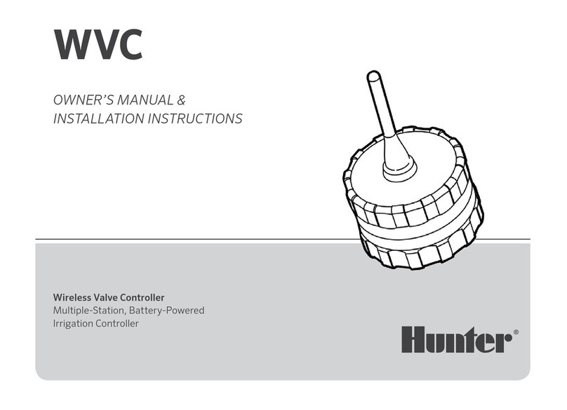 Hunter WVC-100 Owner's Manual & Installation Instructions