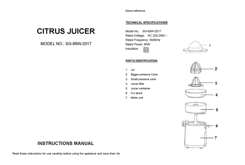 Aicok SG-85W-2017 User manual