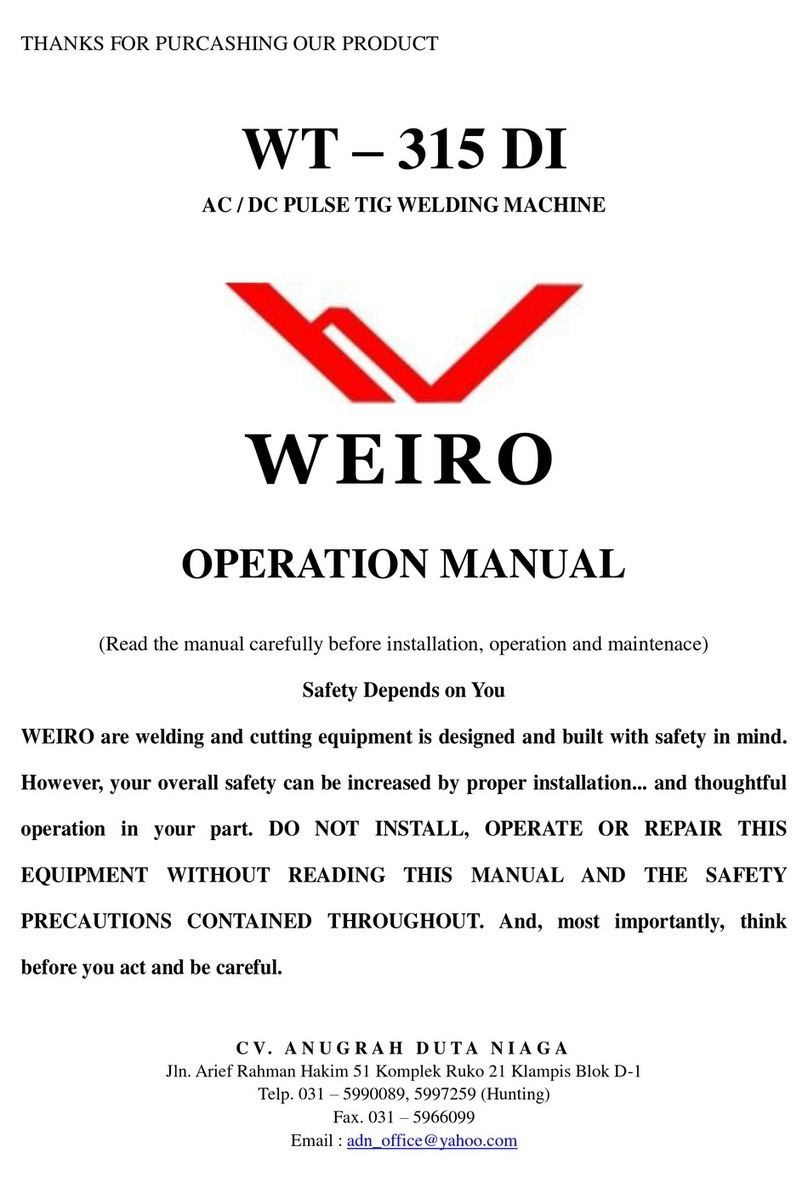 Weiro WT - 315 DI User manual