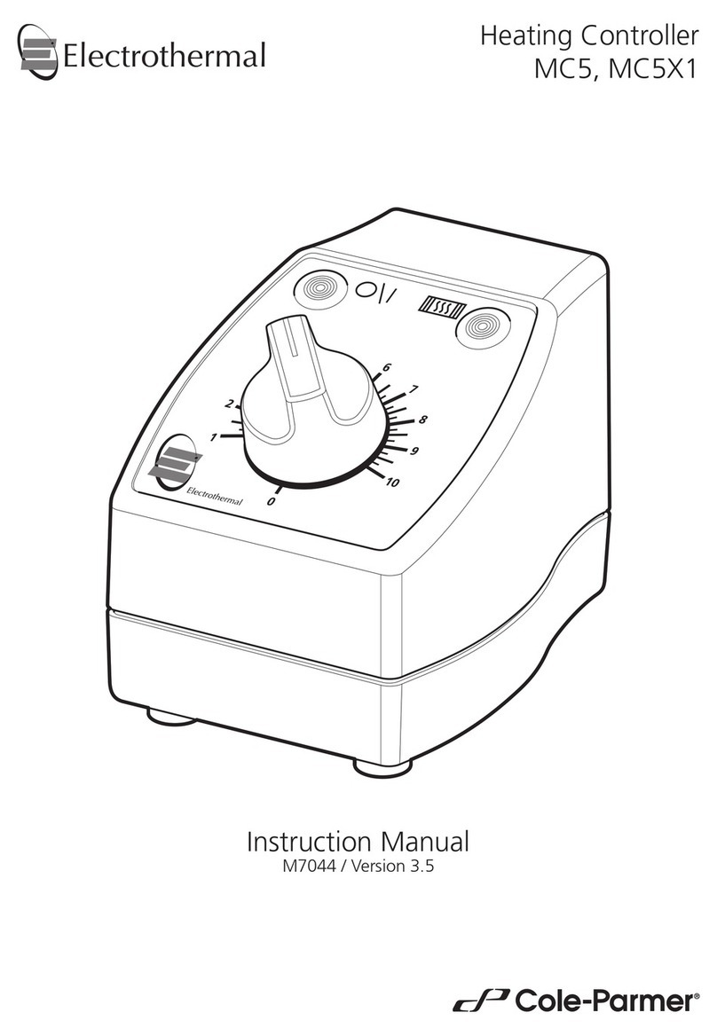 Electrothermal MC5 instruction manual