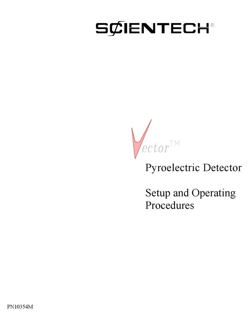 ScienTECH Vector P 25 Setup and operating procedures