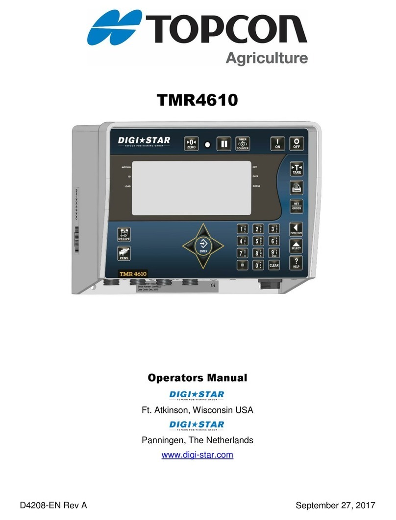 Topcon DIGISTAR TMR4610 Operator's manual Topcon DIGISTAR TMR4610 Operator's manual