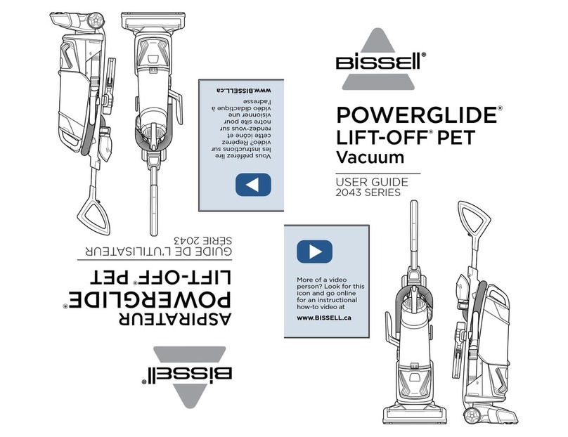 Bissell 2043 SERIES user guide