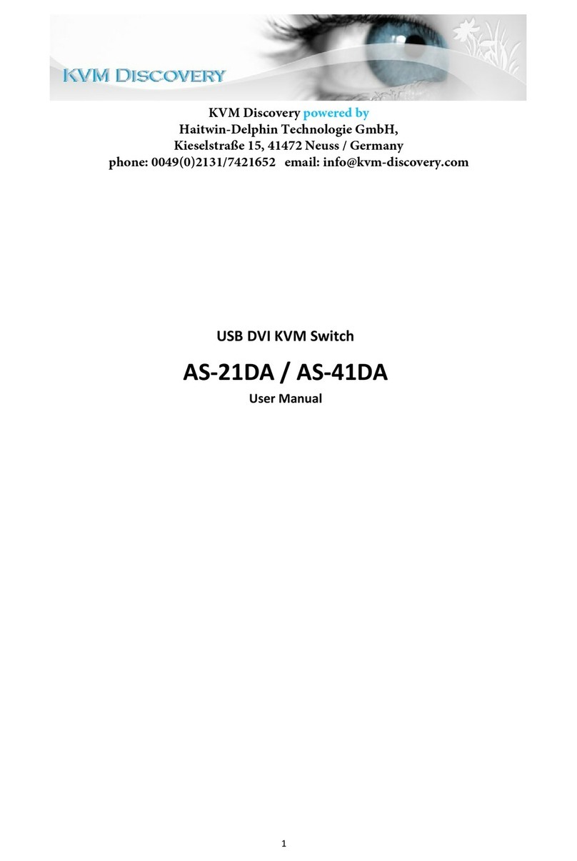 KVM Discovery AS-21DA User manual