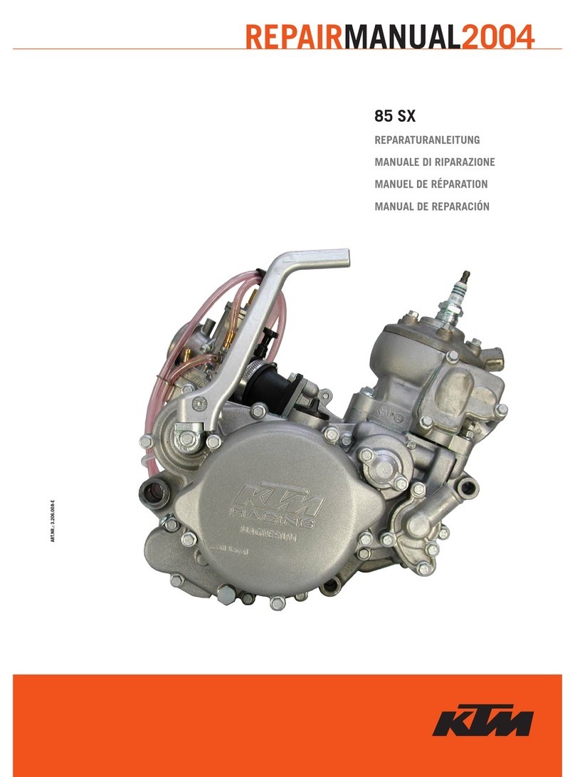 KTM 85 SX 2004 Operating instructions KTM 85 SX 2004 Operating instructions