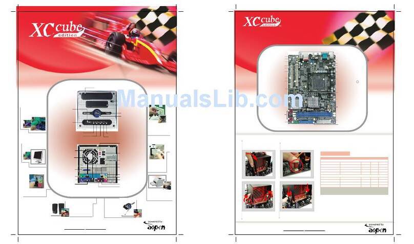 AOpen XC CUBE UX915G User manual AOpen XC CUBE UX915G User manual