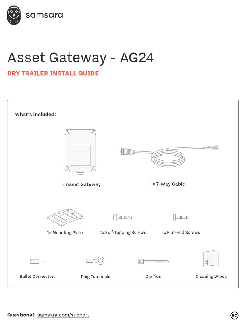 Samsara AG24 User manual Samsara AG24 User manual