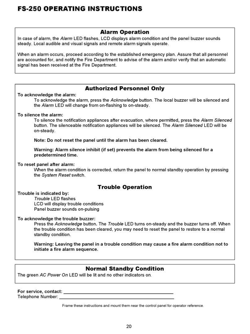 Siemens FireSeeker FS-250 User manual