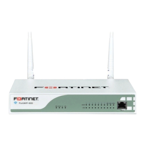 Fortinet FortiWiFi 60D Installation instructions manual