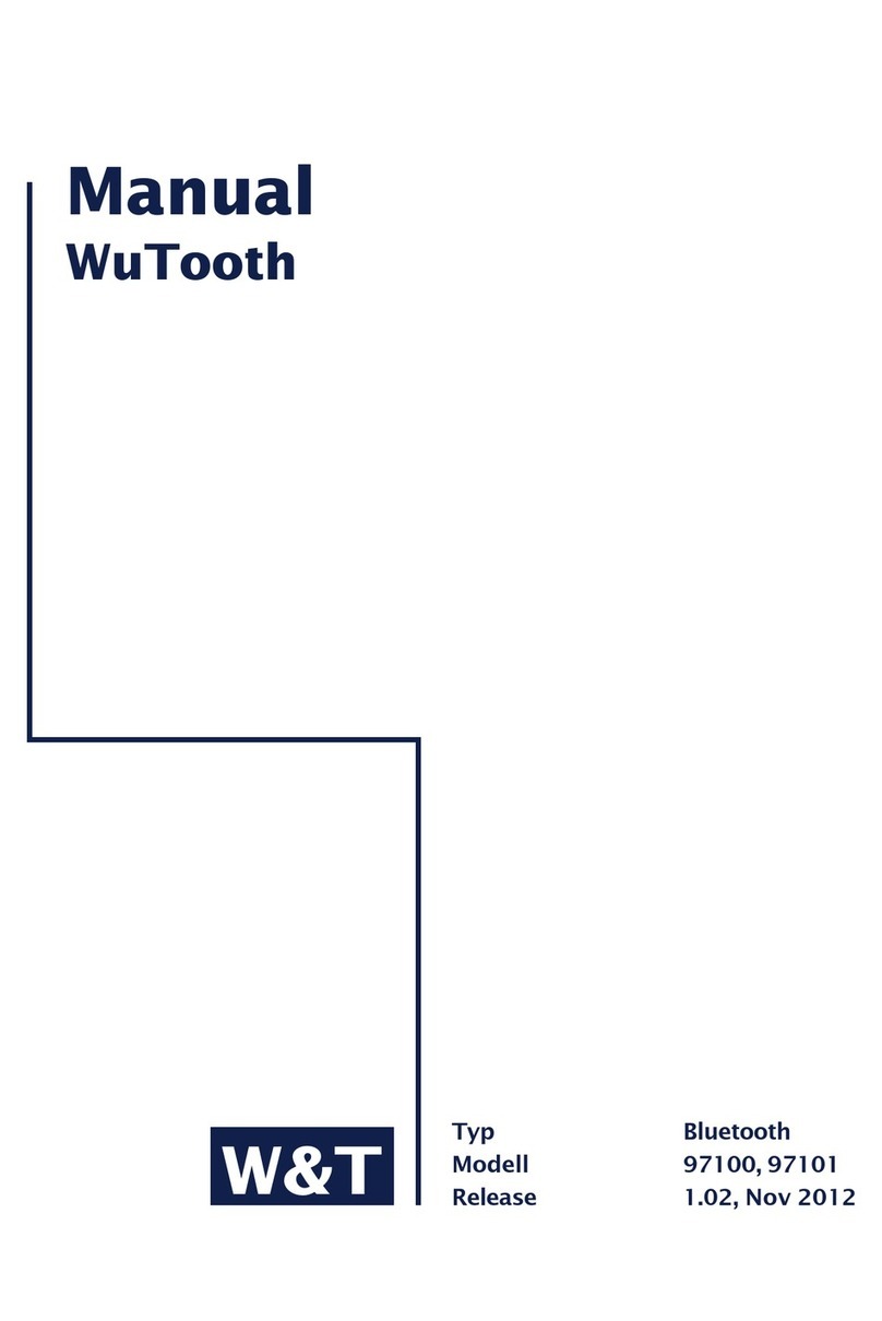 W&T WuTooth 97100 User manual