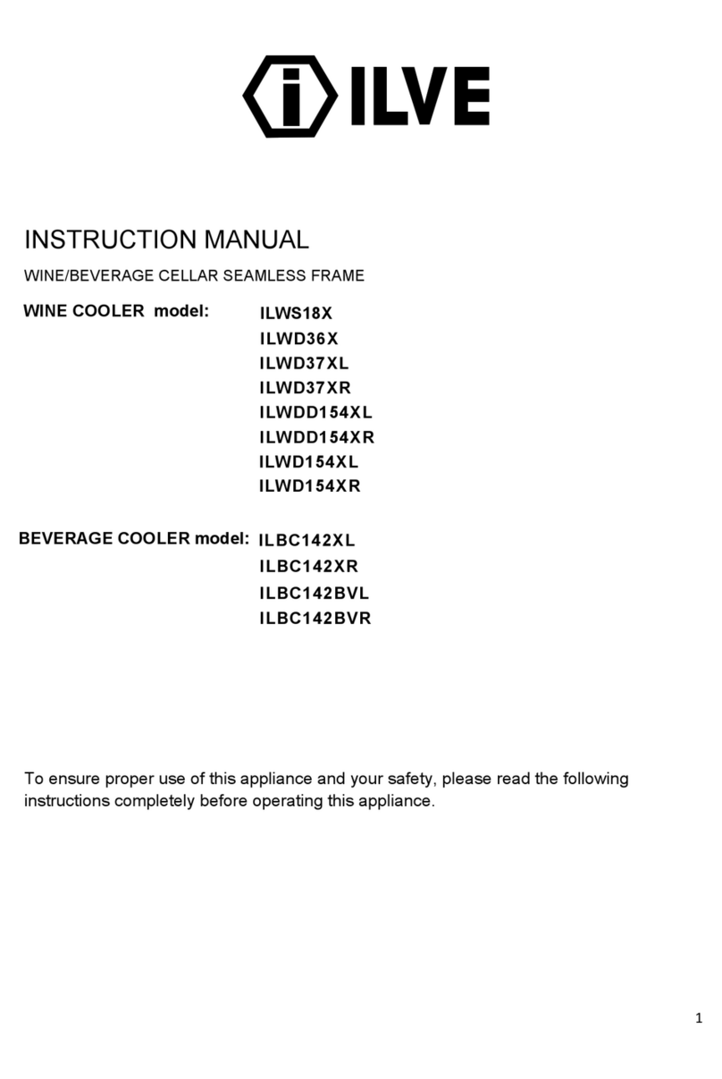 ILVE ILWS18X instruction manual