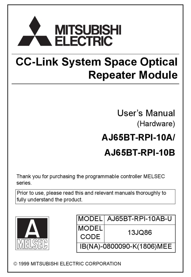 Mitsubishi Electric AJ65BT-RPI-10A User manual