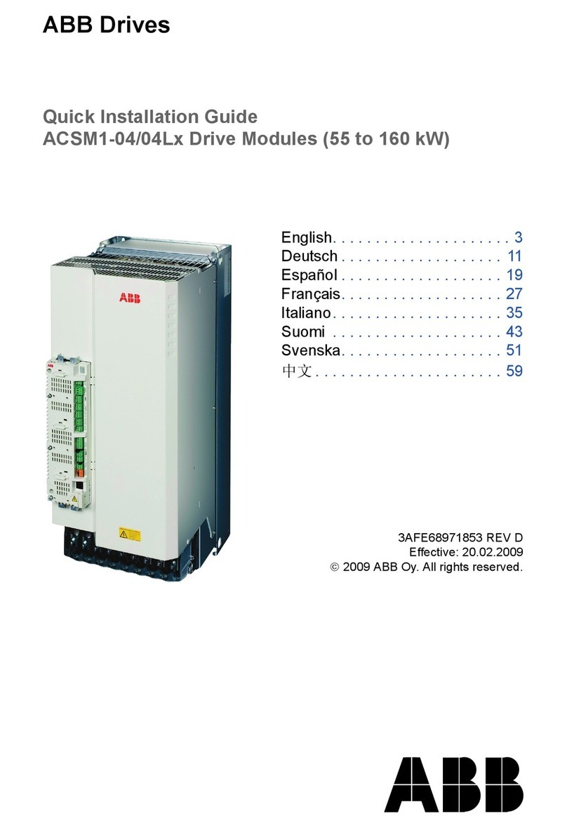 ABB ACSM1-04 Series Quick installation guide
