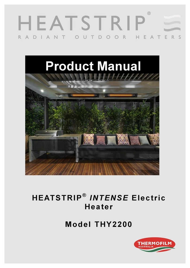 HEATSTRIP INTENSE THY2200 product manual