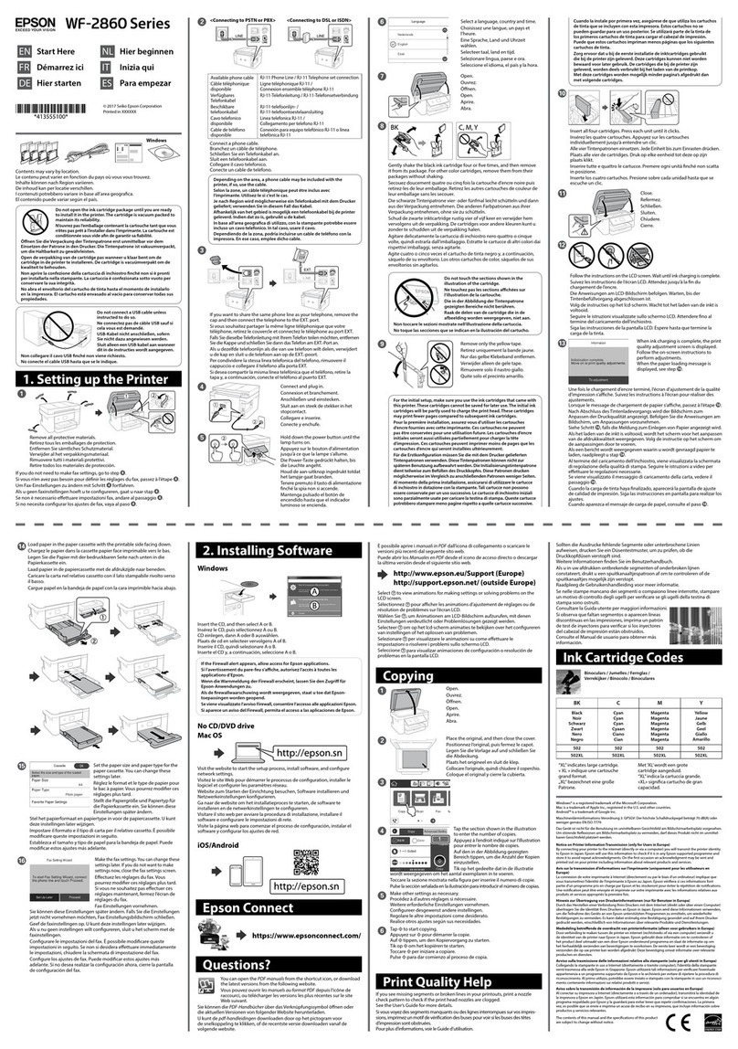 Epson WF-2860 Series User manual