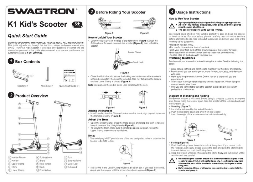 SWAGTRON K1 User manual