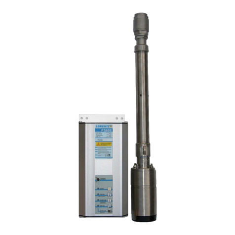 Lorentz PS1200 Instructions for installation operattion service