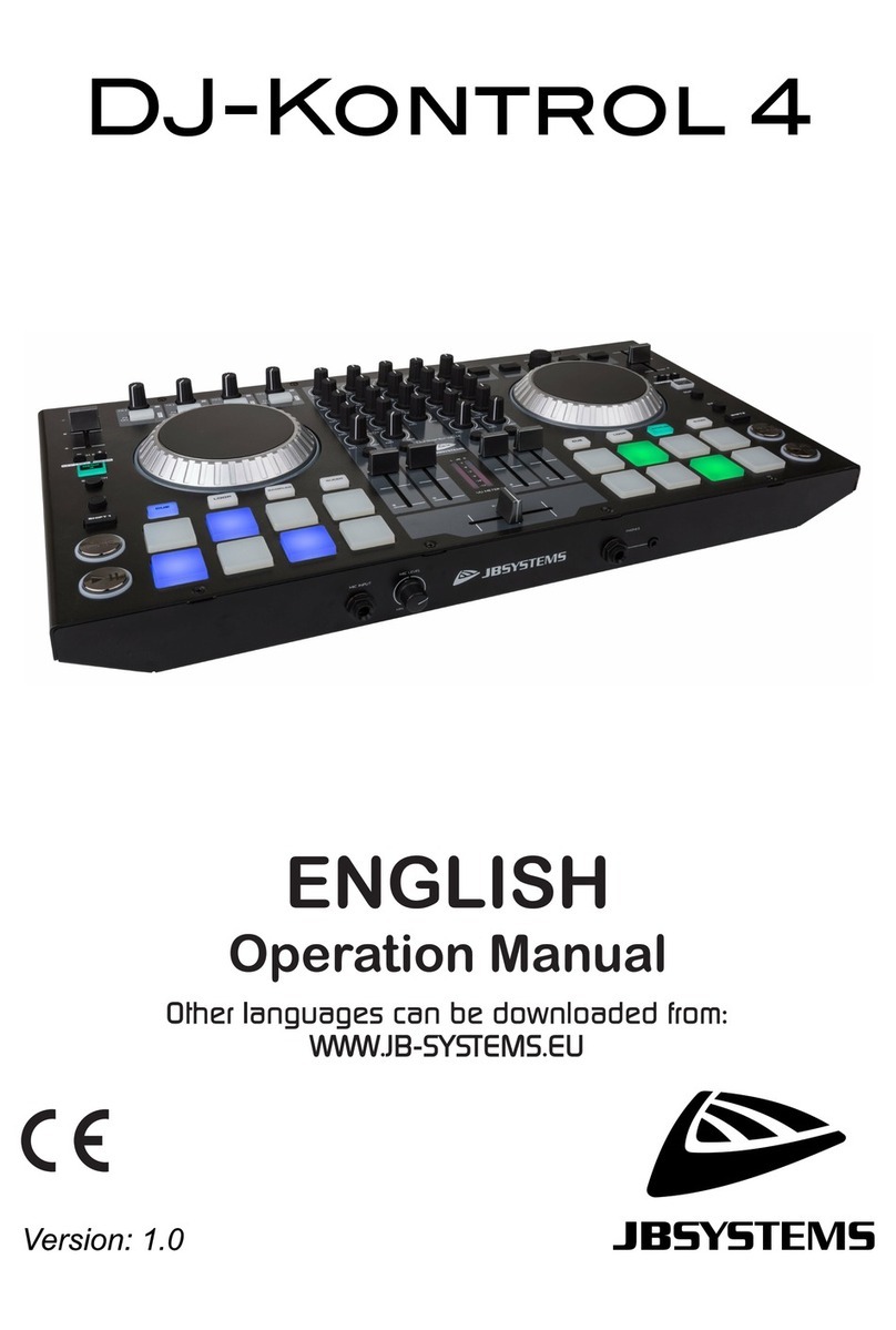 DJ SYSTEMS DJ-KONTROL 4 Operation manuals
