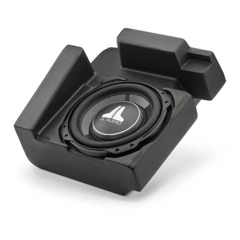 JL Audio Stealthbox SB-Y-YXZ1/10TW3 User manual
