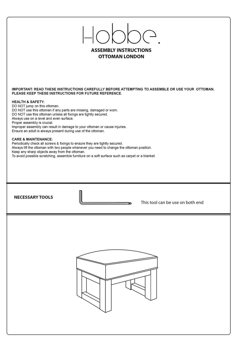 Hobbe OTTOMAN LONDON User manual