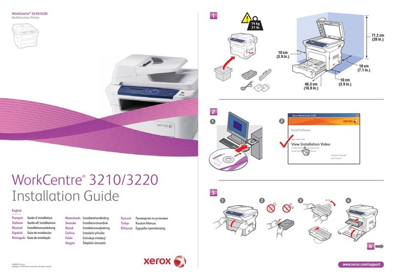 Xerox 3210 - workcentre b/w laser User manual