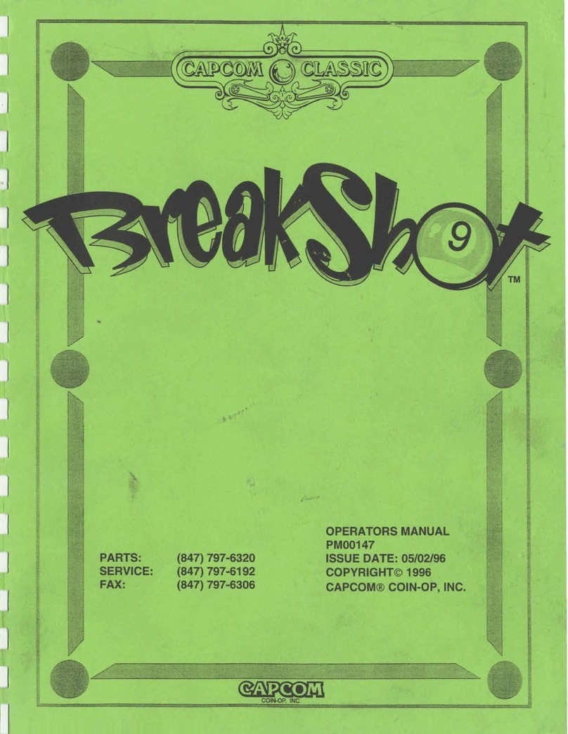 Capcom Breakshot Operator's manual