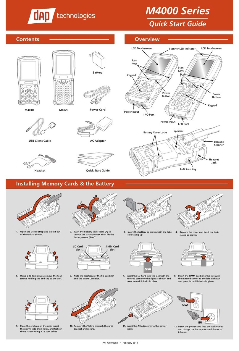 DAP Technologies M4000 Series quick start guide