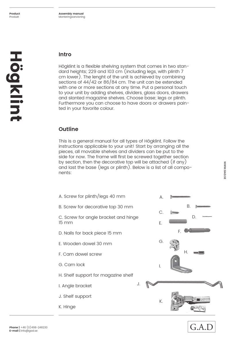 G.A.D Hogklint Assembly manual