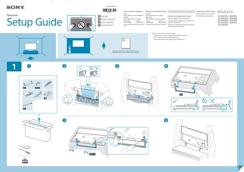 Sony BRAVIA KD-49X727E User manual