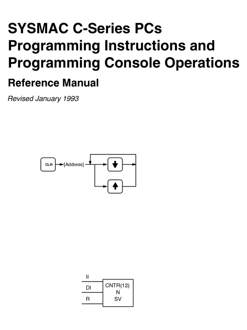 Omron SYSMAC C series User manual