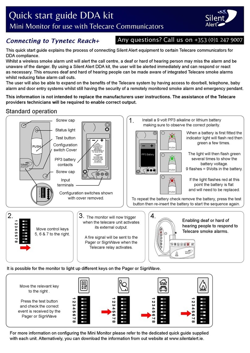 Silent Alert DDA quick start guide
